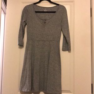 Juniors Gray Skater Dress